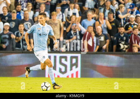 Daniel Salloi Sporting Kanas City est à la merci d'enfants Parc pour un Lamar Hunt U.S. Open Cup match final avec New York Red Bulls Banque D'Images