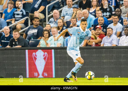 Daniel Salloi Sporting Kanas City est à la merci d'enfants Parc pour un Lamar Hunt U.S. Open Cup match final avec New York Red Bulls Banque D'Images