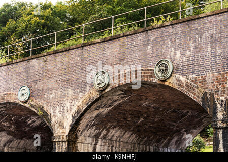 Viaduc, Musée du Fer, Telford. Darby Maisons. Banque D'Images