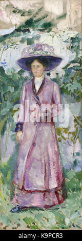 Ida av Portrett Roede Edvard Munch Banque D'Images