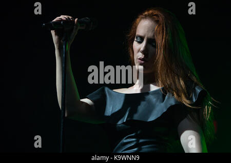 Fort LAUDERDALE, FL - 23 SEPTEMBRE : Epica en concert lors De La visite de Principe ultime à Revolution Live à fort Lauderdale. 23 Septembre 2017. Crédit : mpi140 / MediaPunch Banque D'Images