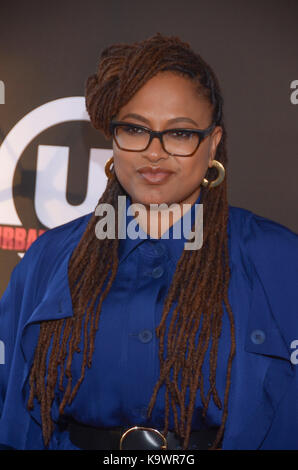 New York, NY, États-Unis. 23 septembre 2017. AVA Duvernay assiste au Festival du film Urbanworld: Oprah Winfrey Network's Queen Sugar screening and panel le 23 septembre 2017 au AMC Empire 25 Theatre de New York. Crédit: Raymond Hagans/Media Punch/Alay Live News Banque D'Images