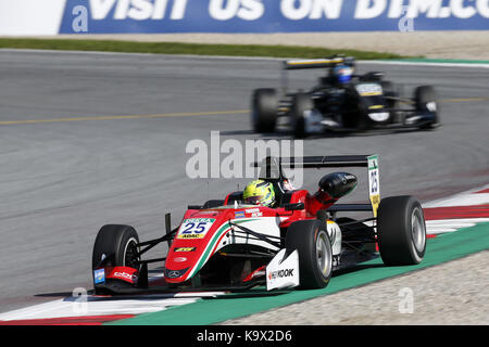 25 mick schumacher (deu, Prema Powerteam fr, dallara f317 - mercedes-benz), FIA Formula 3 European Championship, ronde 9, course 1, red bull ring (Autriche), 21. - 23 septembre 2017. | verwendung weltweit Banque D'Images