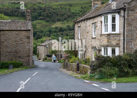 Le village de gunnerside dans swaledale, Yorkshire Dales, Angleterre. Banque D'Images