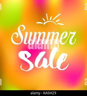 Vente d'été contexte Illustration de Vecteur