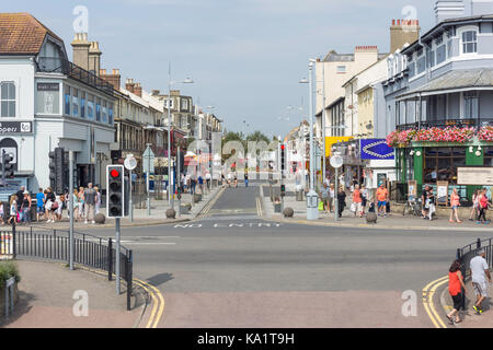 Pier Avenue, Clacton-on-Sea, Essex, Angleterre, Royaume-Uni Banque D'Images