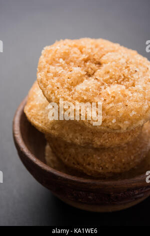 Stock photo de anarsa qui est un authentique pâtisserie maharashtrian-comme lave surtout réalisés dans la période des fêtes dans le Maharashtra et du Bihar, selec Banque D'Images