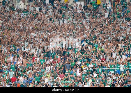 Rio de Janeiro, Brésil. 24 sep, 2017. São paulo fluminense palmeiras vs ventilateur au cours de la 25e ronde de championnat brésilien de la tenue au Maracana à Rio de Janeiro, RJ. crédit : Celso pupo/fotoarena/Alamy live news Banque D'Images