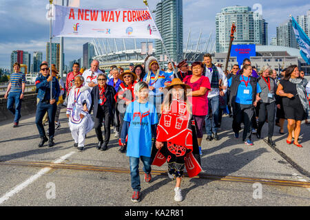 Le premier ministre John Horgan à la Marche pour la réconciliation, Vancouver, Colombie-Britannique, Canada. Crédit : Michael Wheatley/Alamy Live News Banque D'Images