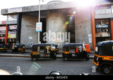 La gare de nerul, Navi Mumbai, Maharashtra, Inde, Asie Banque D'Images