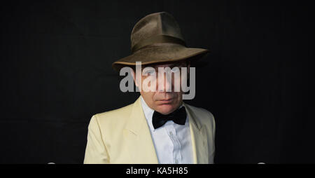 Détective du film noir Banque D'Images