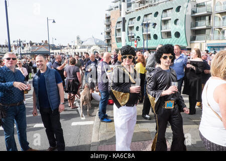 Elvis,a,la,Festival,Festival Elvis,Porthcawl Bridgend,county,France Pays de Galles,UK,Royaume-Uni, Europe, Banque D'Images