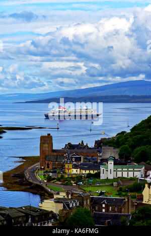 L'Ecosse oban Fred Olsen cruise ship balmoral Banque D'Images