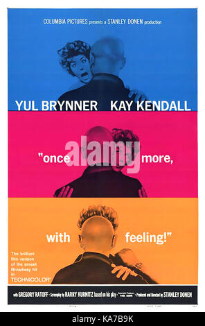 Encore une fois AVEC FEELING 1960 Columbia Pictures film avec Yul Brynner et Kay Kendall Banque D'Images