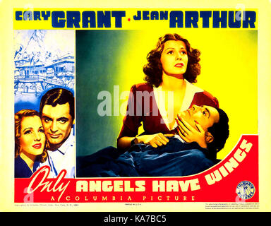 Seuls LES ANGES ONT DES AILES 1939 Columbia Pictures film avec Jean Arthur et Cary Grant Banque D'Images
