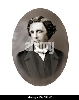 Lewis Carroll, 1832 - 1898, l'écrivain anglais, mathématicien, logicien, photographe, diacre anglican Banque D'Images