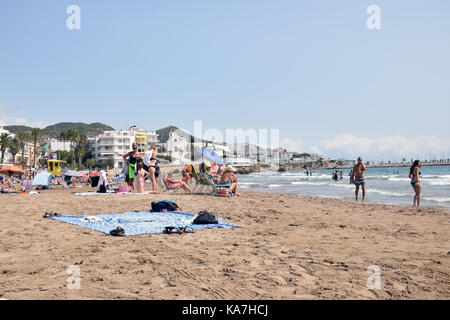 La Catalogne, Espagne sep 2017. sitges costa dorada. Banque D'Images