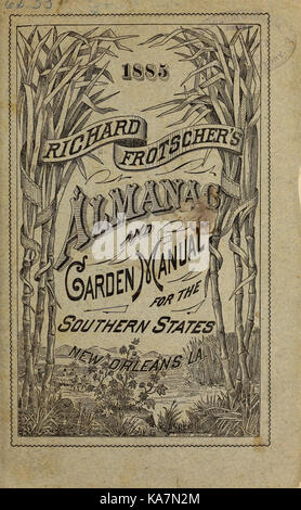 Richard Frotscher's almanac et jardin manuel pour les états du sud (16288075013) Banque D'Images