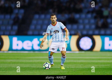 Jonny castro (CELTA), le 21 septembre 2017 - football : "la Liga espagnole Santander' match entre rc Celta de Vigo 1-1 getafe cf a l'Estadio Municipal de balaidos à Vigo, Espagne. (Photo de mutsu kawamori/aflo) [3604] Banque D'Images