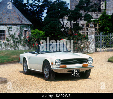 1971 Triumph tr6 Banque D'Images