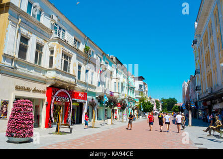 Boulevard Knyaz Boris I, Varna, Bulgarie Banque D'Images