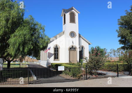 Shiloh église construite 1876, Suison City, Californie Banque D'Images