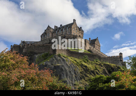 Le Château d'Édimbourg, Lothian, Ecosse, Royaume-Uni Banque D'Images