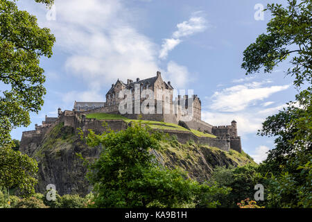 Le Château d'Édimbourg, Lothian, Ecosse, Royaume-Uni Banque D'Images