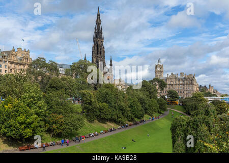 Édimbourg, Scott Monument, Lothian, Écosse, Royaume-Uni Banque D'Images