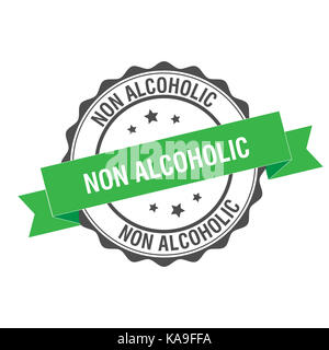 Illustration timbre sans alcool Banque D'Images