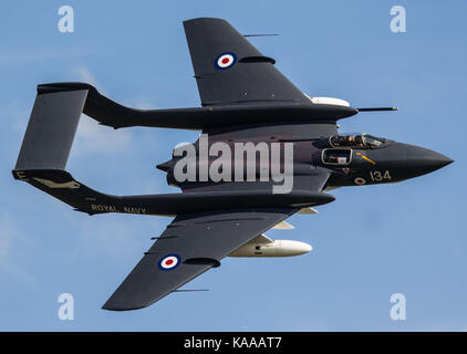 Seavixen xp924 tende à Duxford Airshow Banque D'Images