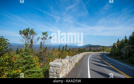 Vues de Whiteface Veterans Memorial Highway Banque D'Images