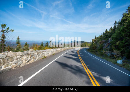 Vues de Whiteface Veterans Memorial Highway Banque D'Images