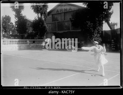 Suzanne Lenglen Cannes 1920 Banque D'Images