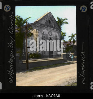 L'église St Paul, Monetgo Bay, en Jamaïque, au début du xxe siècle (imp cswc CSWC47 237 GO LS12 018) Banque D'Images