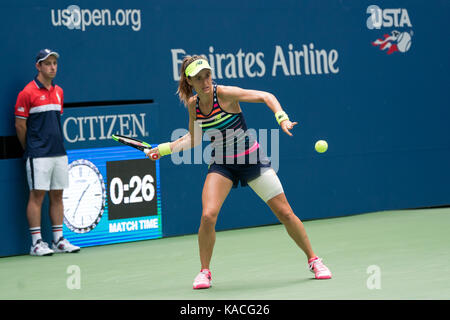 Nicole Gibbs (usa) de la compétition à l'US Open Tennis Championships 2017