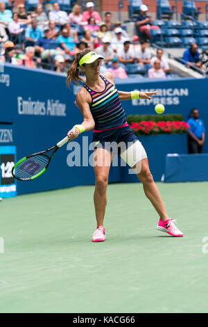 Nicole Gibbs (usa) de la compétition à l'US Open Tennis Championships 2017