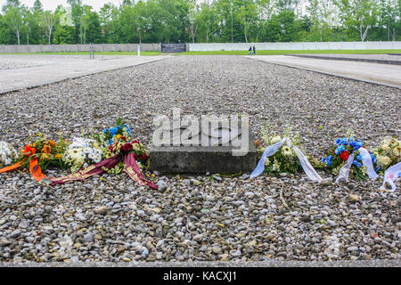 Camp de concentration de Dachau Banque D'Images