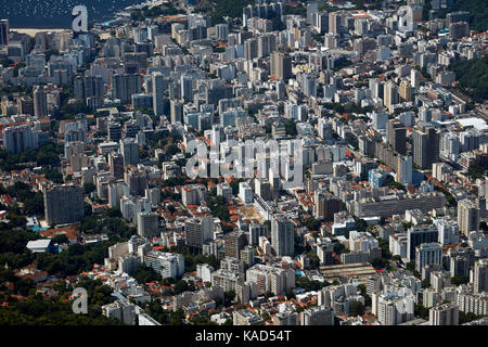 Appartements à Botafogo, Rio de Janeiro, Brésil, Amérique du sud - vue aérienne Banque D'Images