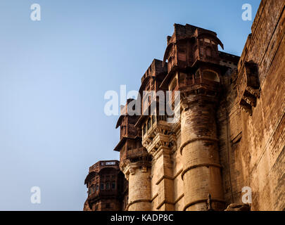 Jodhpur, Inde - circa novembre 2016 : fort mehrangarh à jodphur Banque D'Images