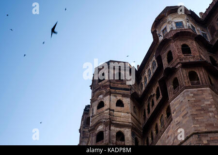 Jodhpur, Inde - circa novembre 2016 : fort mehrangarh à jodphur Banque D'Images