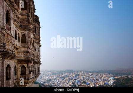 Jodhpur, Inde - circa novembre 2016 : fort mehrangarh à jodphur Banque D'Images