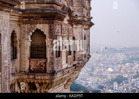 Jodhpur, Inde - circa novembre 2016 : fort mehrangarh à jodphur Banque D'Images