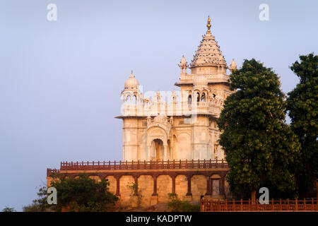 Jodhpur, Inde - circa novembre 2016 : mémorial Jaswant Thada à Jodhpur Banque D'Images