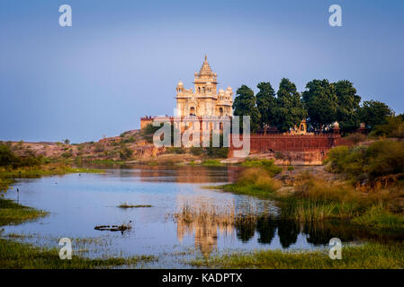 Jodhpur, Inde - circa novembre 2016 : mémorial Jaswant Thada à Jodhpur Banque D'Images