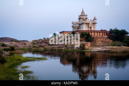 Jodhpur, Inde - circa novembre 2016 : mémorial Jaswant Thada à Jodhpur Banque D'Images