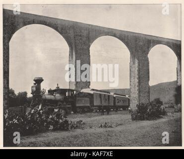 Près de l'Aqueduc de Queretaro, Mexique Banque D'Images