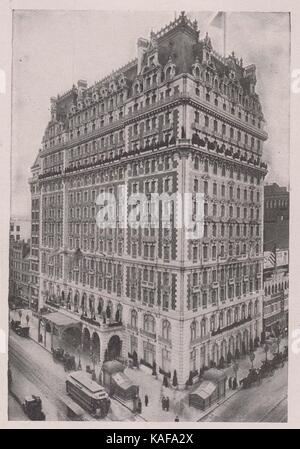 Knickerbocker Hotel, à l'angle sud-est de la 42e Rue et Broadway, célèbre pour ses magnifiques décorations murales Banque D'Images