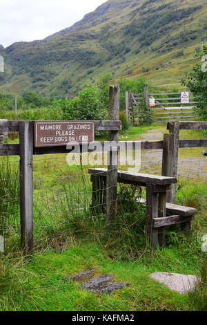 Sentier de promenade Glen Nevis Banque D'Images
