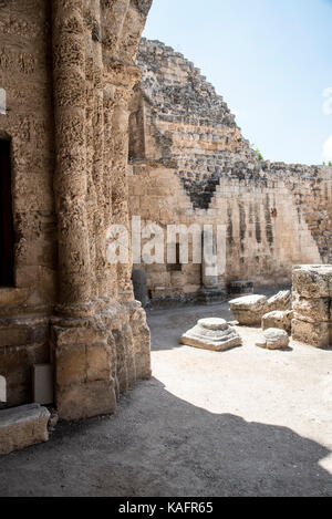 L'église des croisés de saint anne, à Zippori (sepphoris), basse Galilée, Israël Banque D'Images